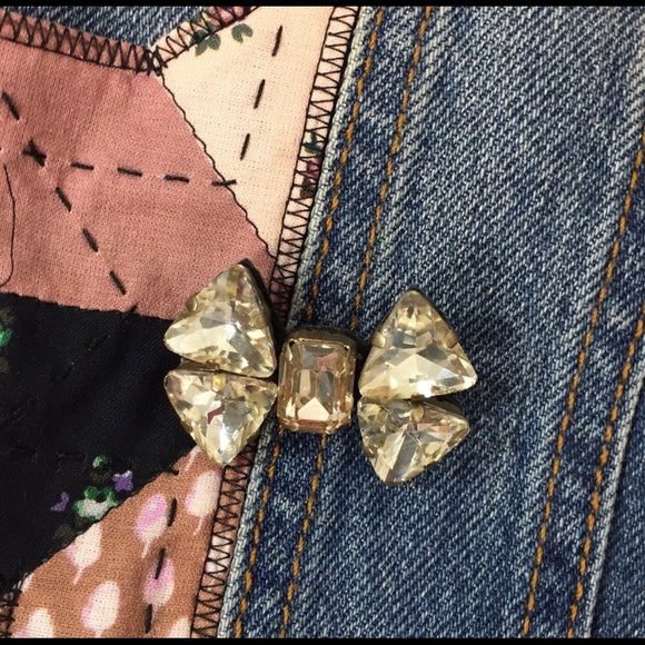 NWT coach 1941 denim jacket patchwork size 6 - Picture 6 of 14